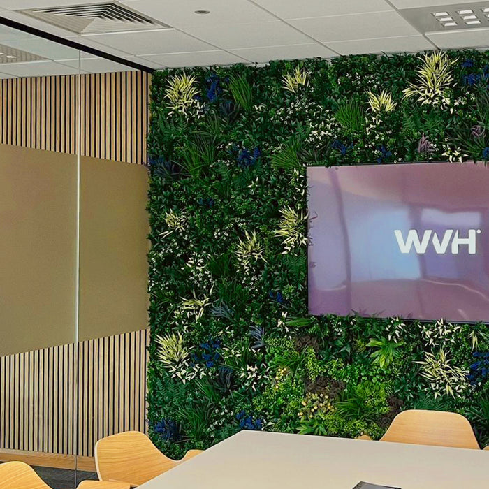 Artificial Green Wall Panels and Wood Wall Panelling: Perfect Combination for Interior Design