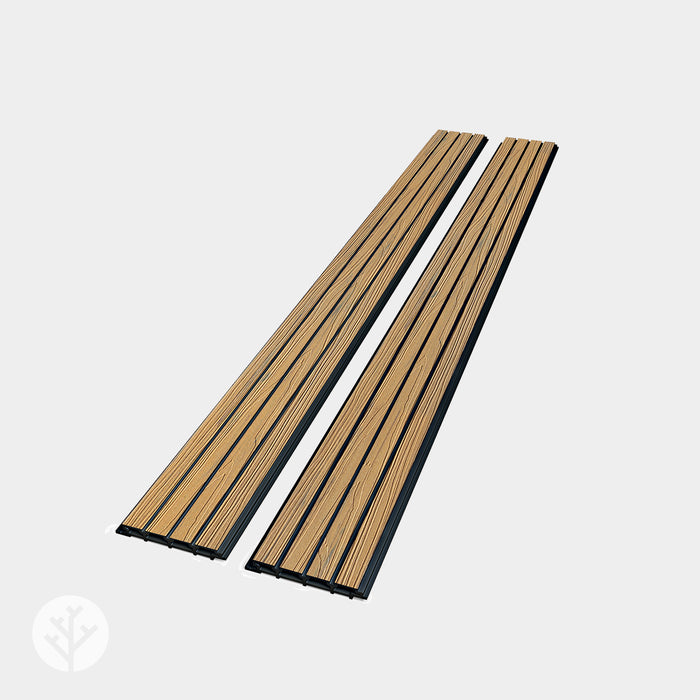 Acupanel® | Birch | Exterior Composite Wood-Effect Slat Wall Panels