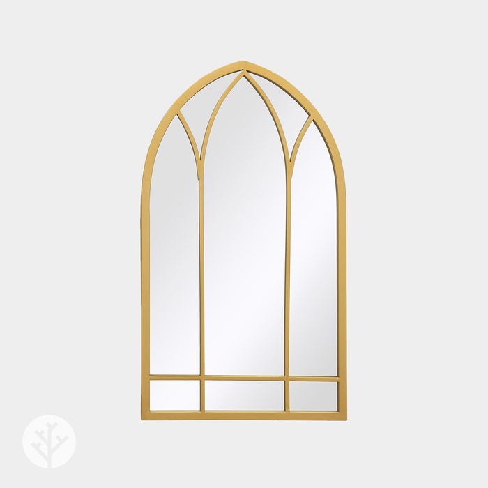 WVH® | The Arched Gothic | Garden Metal Frame Wall-Mountable Mirrors