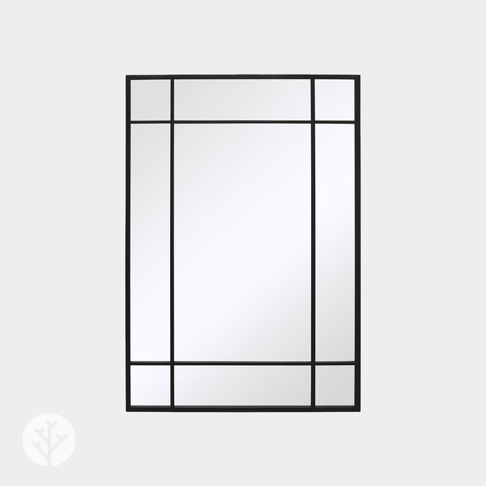 WVH® | The Industrial Pane | Window-Inspired Metal Frame Leaner and Wall-Mountable Mirrors