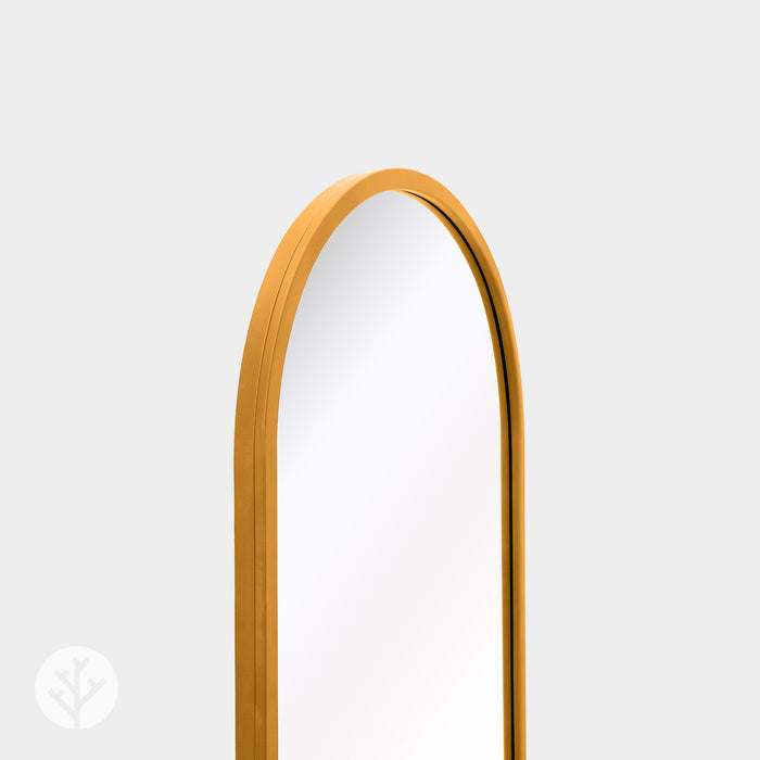 WVH® | The Industrial Oval | Metal Frame Oblong Wall-Mountable Mirrors