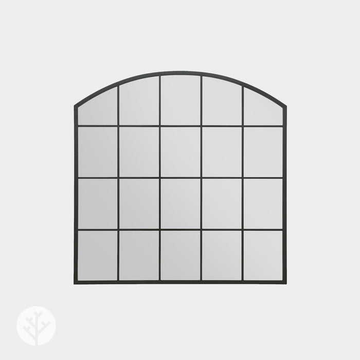 WVH® | The Arch Wide Grid | Metal Frame Garden Leaner and Wall-Mountable Mirrors