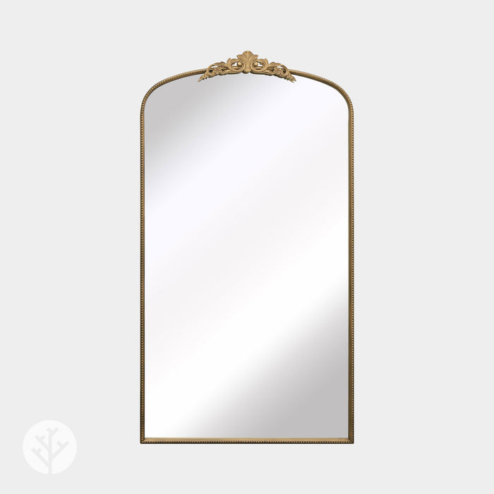 WVH® | The Ornate Arch | Embellished Metal Frame Leaner and Wall-Mountable Mirrors