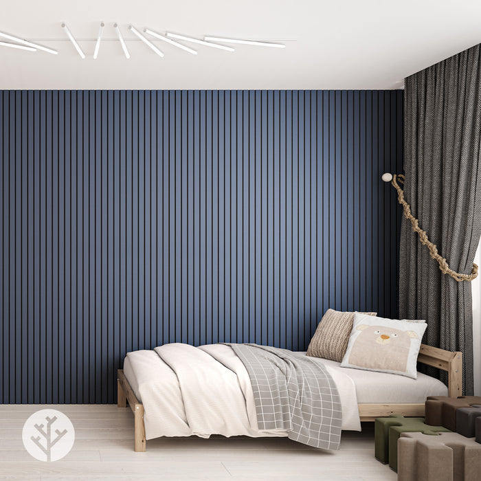 Acupanel® Luxe Blue Wrapped Acoustic Wall Panels