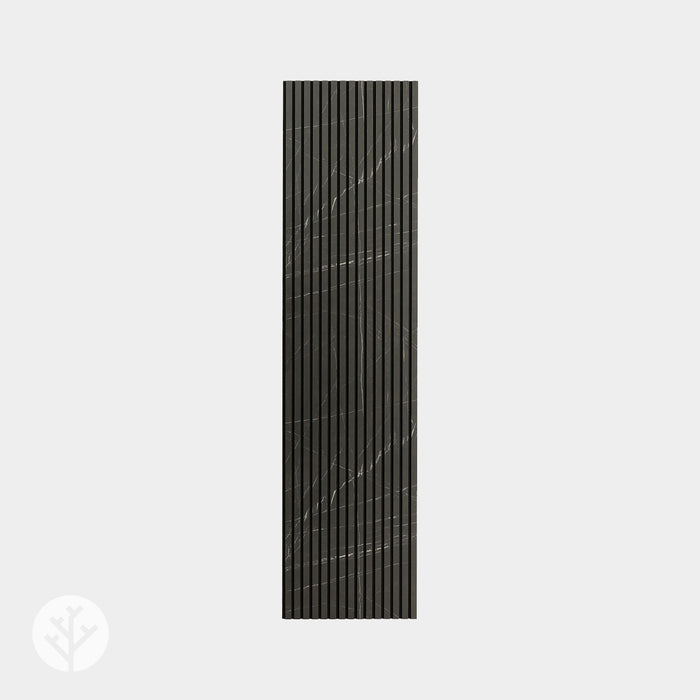 Acupanel® Marble Black Acoustic Slat Wall Panels