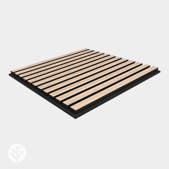 Oak Square Acoustic Slat Wall Panels by WVH®