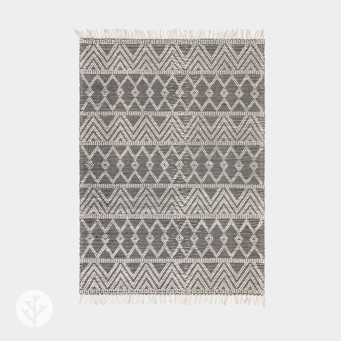 Aztec Black Luxury Rug | WVH®