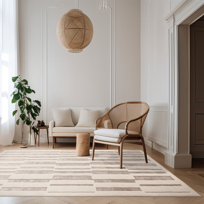 Carved Natural Tile Luxury Rug | WVH®