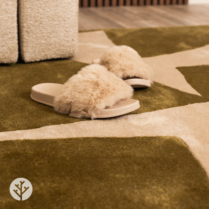 Retro Sage Kite Luxury Rug | WVH®