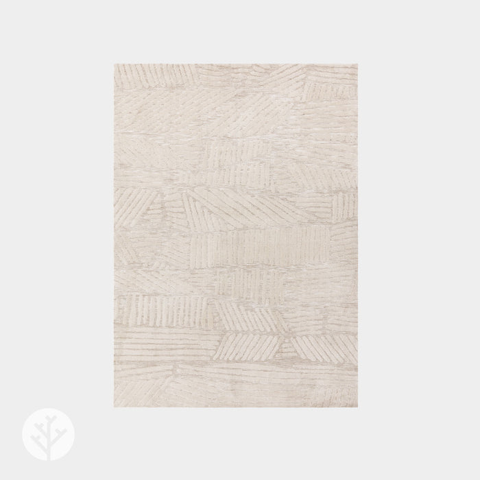 Shape Beige Trapezium Luxury Rug | WVH®