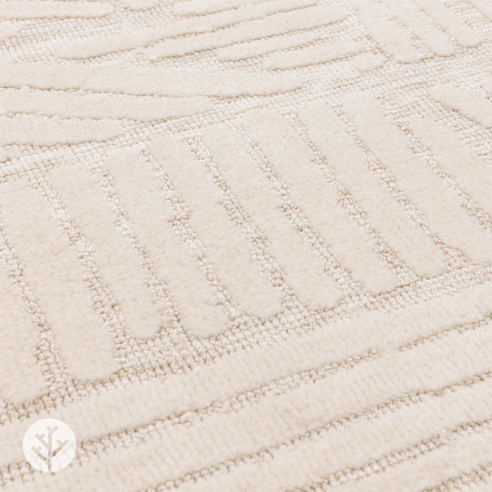 Shape Beige Trapezium Luxury Rug | WVH®