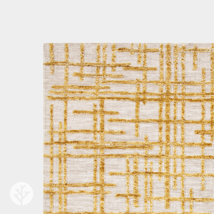 Shape Yellow Draft Luxury Rug | WVH®