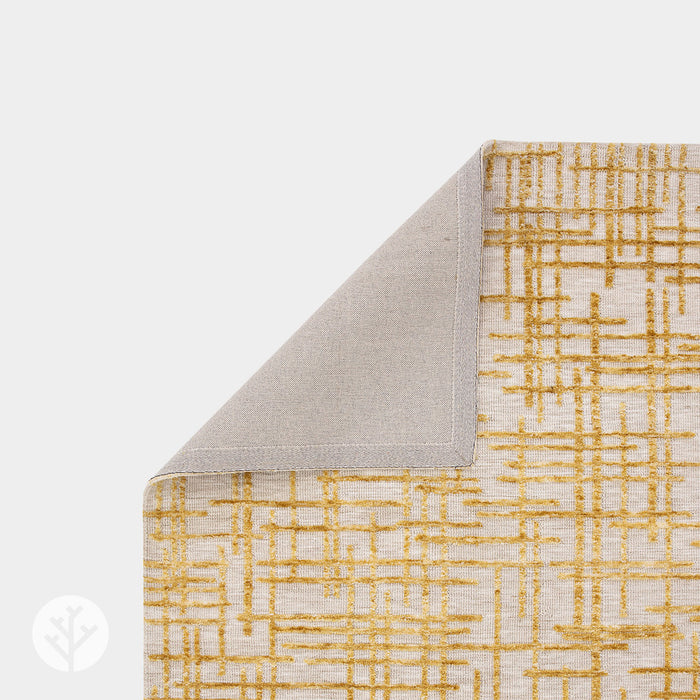 Shape Yellow Draft Luxury Rug | WVH®