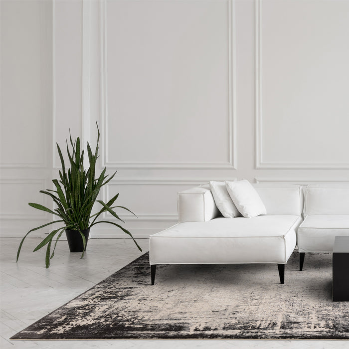 Urban Grey Border Luxury Rug | WVH®