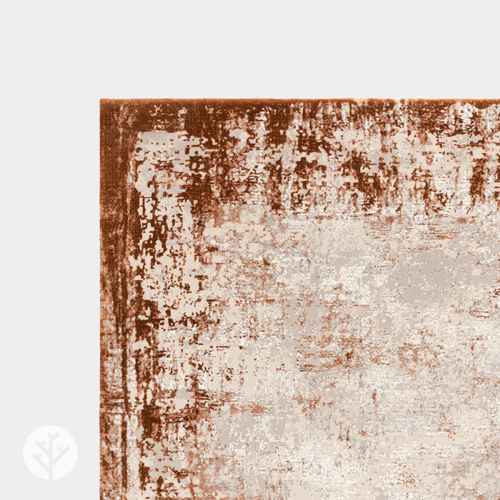 Urban Terracotta Border Luxury Rug | WVH®