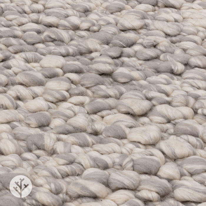 Woollen Silver Luxury Rug | WVH®