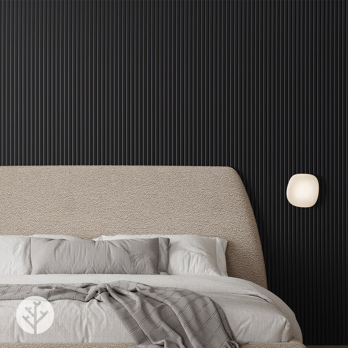 Flutto™ Black Ridge Flexible Tambour Wood Panels