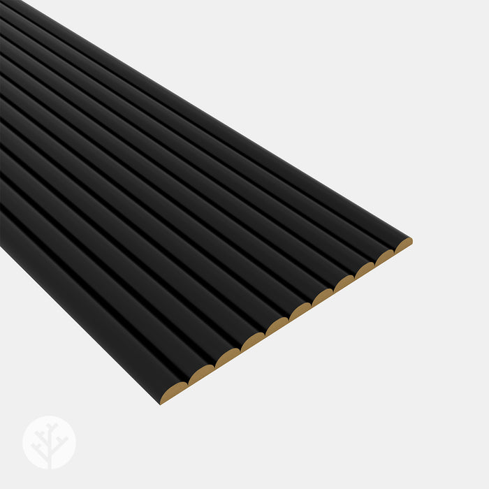 Flutto™ Black Ridge Flexible Tambour Wood Panels