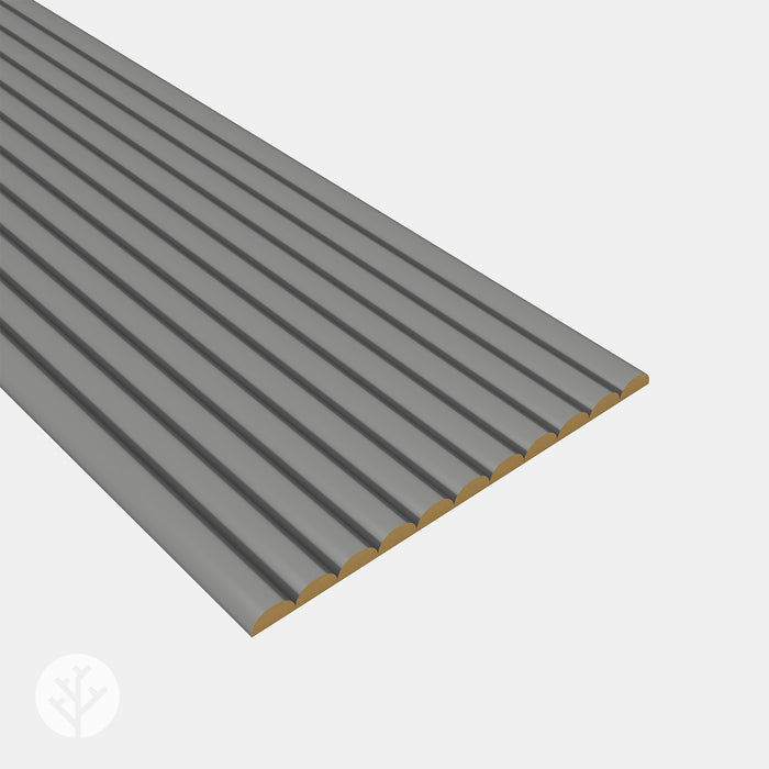 Flutto™ Grey Ridge Flexible Tambour Wood Panels