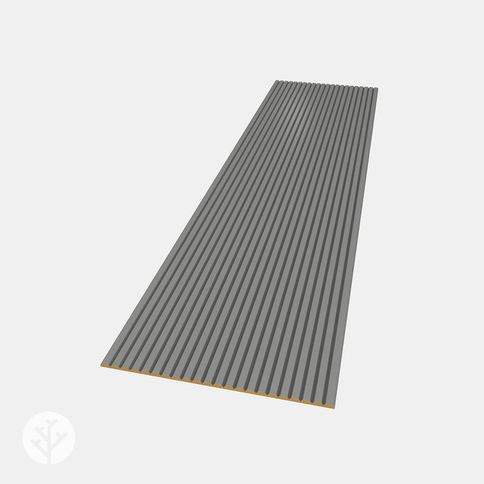 Flutto™ Grey Slat Flexible Tambour Wood Panels