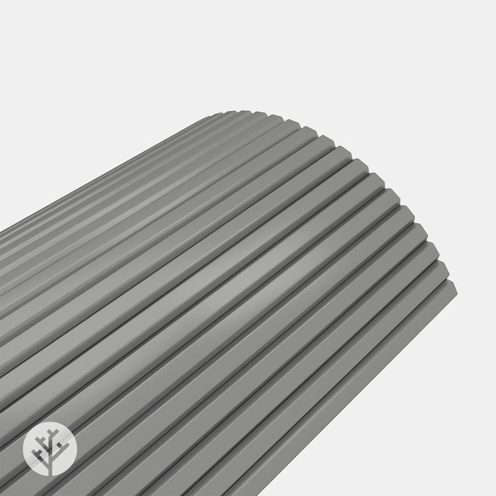 Flutto™ Grey Slat Flexible Tambour Wood Panels