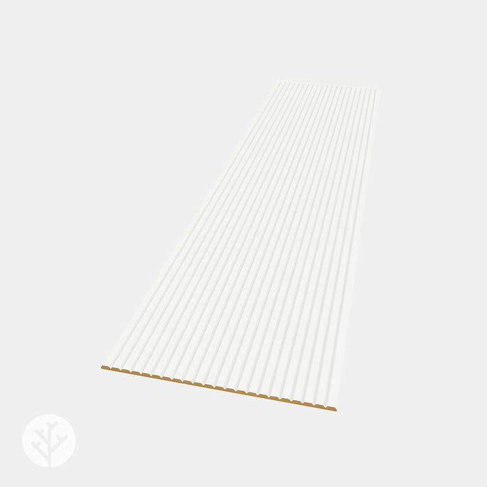 Flutto™ White Slat Flexible Tambour Wood Panels