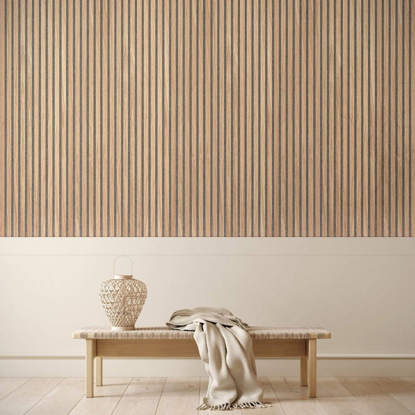 how to install japanese wood paneled on walls